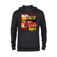 thumbnail image 1 of Disney and Pixar’s Cars Bro of the Birthday Champ Party - Pullover Hoodie for Adults - Customized-Black, 1 of 5