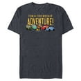 thumbnail image 1 of Disney and Pixar’s Cars Characters Fun Friendship Adventure - Short Sleeve Blended T-Shirt for Adults - Customized-Navy Heather, 1 of 5