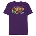 thumbnail image 1 of Disney and Pixar’s Cars Characters Fun Friendship Adventure - Short Sleeve Blended T-Shirt for Adults - Customized-Purple, 1 of 5