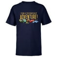 thumbnail image 1 of Disney and Pixar’s Cars Characters Fun Friendship Adventure - Short Sleeve T-Shirt for Kids - Customized-Navy, 1 of 5