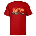 thumbnail image 1 of Disney and Pixar’s Cars Characters Fun Friendship Adventure - Short Sleeve T-Shirt for Kids - Customized-Red, 1 of 5