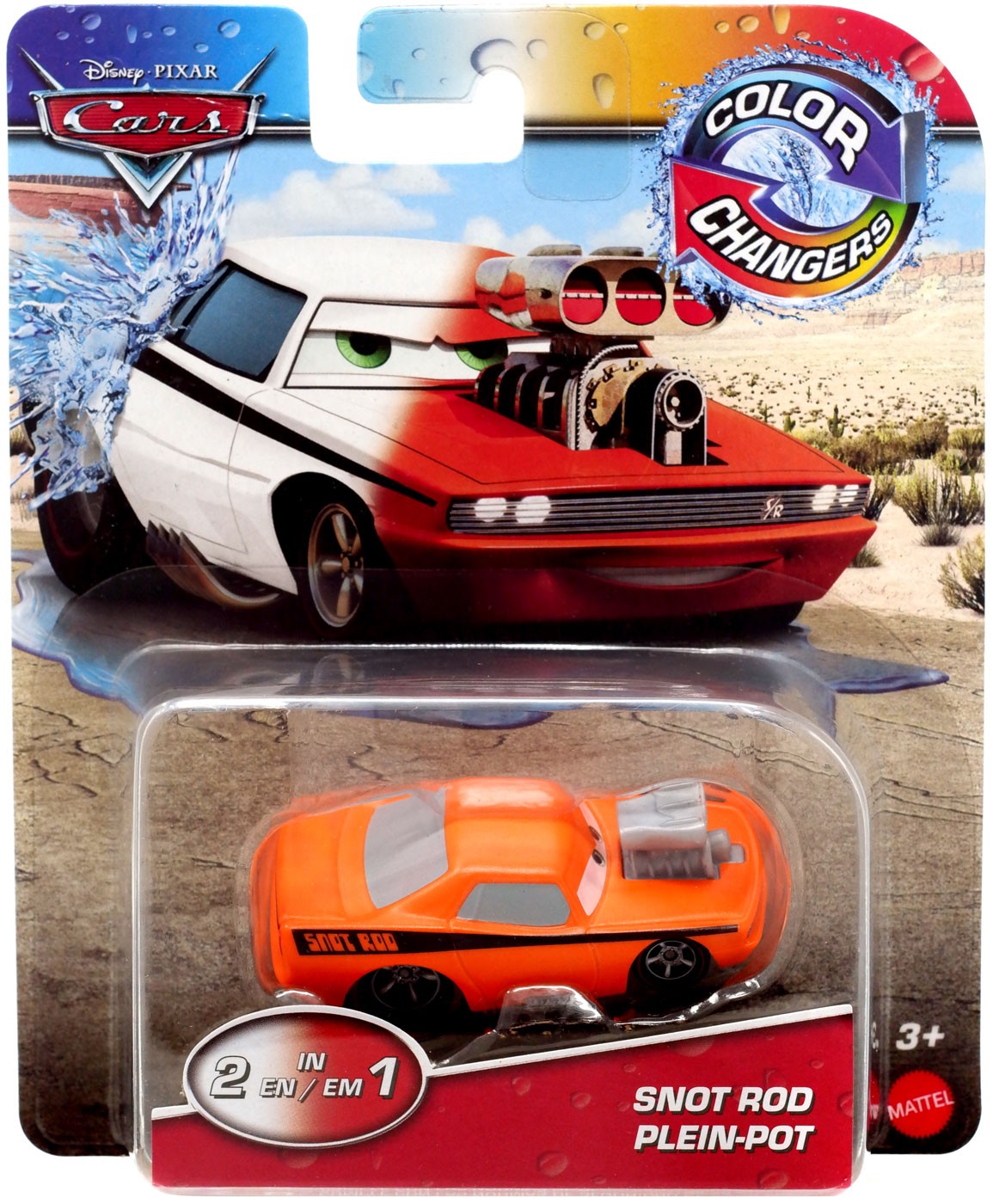 Disney Pixar Cars, Color Change Vehicles, Gift for Kids 3+, 1:55
