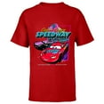 thumbnail image 1 of Disney and Pixar’s Cars Copper Canyon Speedway Racing - Short Sleeve T-Shirt for Kids - Customized-Red, 1 of 5