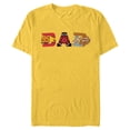 thumbnail image 1 of Disney and Pixar’s Cars Dad Father’s Day Birthday - Short Sleeve Blended T-Shirt for Adults - Customized-Yellow, 1 of 5