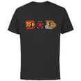 thumbnail image 1 of Disney and Pixar’s Cars Dad Father’s Day Birthday - Short Sleeve Cotton T-Shirt for Adults - Customized-Black, 1 of 5