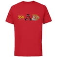 thumbnail image 1 of Disney and Pixar’s Cars Dad Father’s Day Birthday - Short Sleeve Cotton T-Shirt for Adults - Customized-Red, 1 of 5