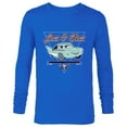 thumbnail image 1 of Disney and Pixar’s Cars Flo Low & Slow at Flo’s V8 Café - Long Sleeve T-Shirt for Men - Customized-Navy, 1 of 5