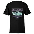 thumbnail image 1 of Disney and Pixar’s Cars Flo Low & Slow at Flo’s V8 Café - Short Sleeve T-Shirt for Kids - Customized-Black, 1 of 5