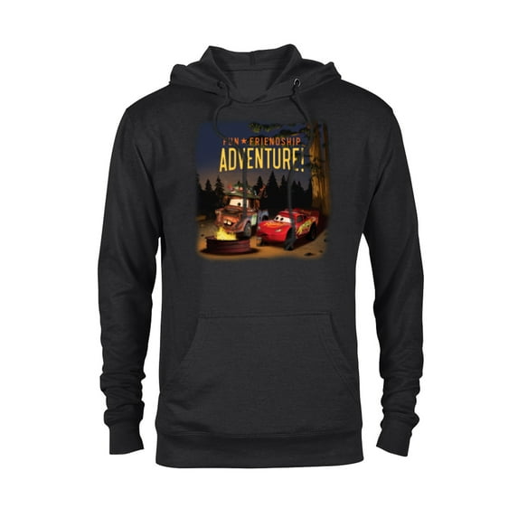 Disney and Pixar’s Cars Fun Friendship Adventure - Pullover Hoodie for Adults - Customized-Black
