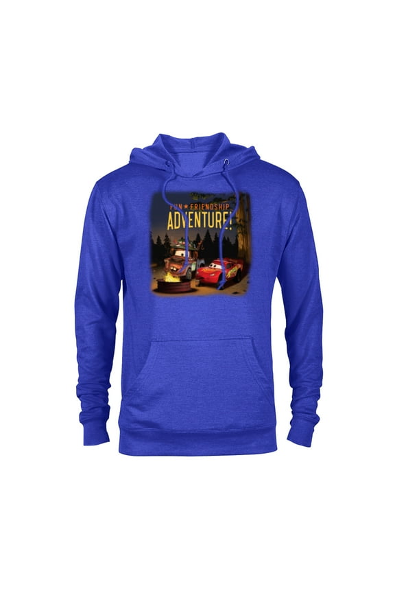 Disney and Pixar’s Cars Fun Friendship Adventure - Pullover Hoodie for Adults - Customized-Royal
