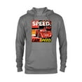 thumbnail image 1 of Disney and Pixar’s Cars I Am Speed Lightning McQueen Racing - Pullover Hoodie for Adults - Customized-Athletic Heather, 1 of 5