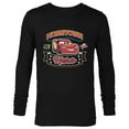 thumbnail image 1 of Disney and Pixar’s Cars Lightning McQueen 95 Hometown Hero - Long Sleeve T-Shirt for Men - Customized-Black, 1 of 5