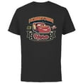 thumbnail image 1 of Disney and Pixar’s Cars Lightning McQueen 95 Hometown Hero - Short Sleeve Cotton T-Shirt for Adults - Customized-Black, 1 of 5
