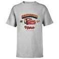 thumbnail image 1 of Disney and Pixar’s Cars Lightning McQueen 95 Hometown Hero - Short Sleeve T-Shirt for Kids - Customized-Athletic Heather, 1 of 5
