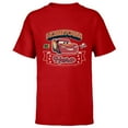 thumbnail image 1 of Disney and Pixar’s Cars Lightning McQueen 95 Hometown Hero - Short Sleeve T-Shirt for Kids - Customized-Red, 1 of 5