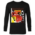 thumbnail image 1 of Disney and Pixar’s Cars Lightning McQueen Birthday Champ - Long Sleeve T-Shirt for Men - Customized-Black, 1 of 5