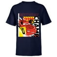 thumbnail image 1 of Disney and Pixar’s Cars Lightning McQueen Birthday Champ - Short Sleeve T-Shirt for Kids - Customized-Navy, 1 of 5
