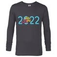 thumbnail image 1 of Disney and Pixar’s Cars Lightning McQueen Mater Neon 2022 - Long Sleeve T-Shirt for Men – Customized-Charcoal Heather, 1 of 5