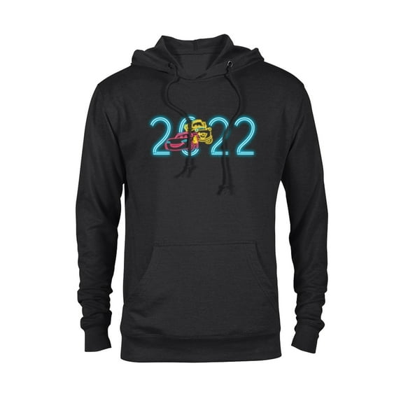 Disney and Pixar’s Cars Lightning McQueen Mater Neon 2022 - Pullover Hoodie for Adults – Customized-Black