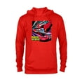 thumbnail image 1 of Disney and Pixar’s Cars Mach Speed Lightning McQueen Racing - Pullover Hoodie for Adults - Customized-Red, 1 of 5