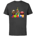 thumbnail image 1 of Disney and Pixar’s Cars Mater and McQueen Jolly Holiday - Short Sleeve Cotton T-Shirt for Adults - Customized-Charcoal, 1 of 5