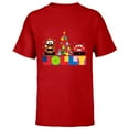 thumbnail image 1 of Disney and Pixar’s Cars Mater and McQueen Jolly Holiday - Short Sleeve T-Shirt for Kids – Customized-Red, 1 of 5