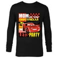 thumbnail image 1 of Disney and Pixar’s Cars Mom of the Birthday Champ Party - Long Sleeve T-Shirt for Men - Customized-Black, 1 of 5