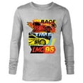 thumbnail image 1 of Disney and Pixar’s Cars Race Time Lightning McQueen Racing - Long Sleeve T-Shirt for Men - Customized-Athletic Heather, 1 of 5