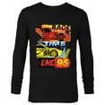 thumbnail image 1 of Disney and Pixar’s Cars Race Time Lightning McQueen Racing - Long Sleeve T-Shirt for Men - Customized-Black, 1 of 5