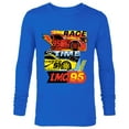 thumbnail image 1 of Disney and Pixar’s Cars Race Time Lightning McQueen Racing - Long Sleeve T-Shirt for Men - Customized-Navy, 1 of 5