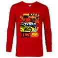thumbnail image 1 of Disney and Pixar’s Cars Race Time Lightning McQueen Racing - Long Sleeve T-Shirt for Men - Customized-New Red, 1 of 5