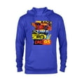thumbnail image 1 of Disney and Pixar’s Cars Race Time Lightning McQueen Racing - Pullover Hoodie for Adults - Customized-Royal, 1 of 5