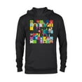 thumbnail image 1 of Disney and Pixar’s Character Grid Happy Holidays - Pullover Hoodie for Adults – Customized-Black, 1 of 5