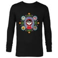 thumbnail image 1 of Disney and Pixar’s Coco Miguel Colorful Florals - Long Sleeve T-Shirt for Men - Customized-Black, 1 of 5