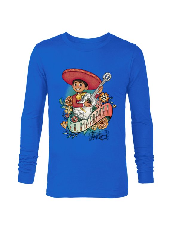 Disney and Pixar’s Coco Miguel El Mariachi - Long Sleeve T-Shirt for Men - Customized-Royal