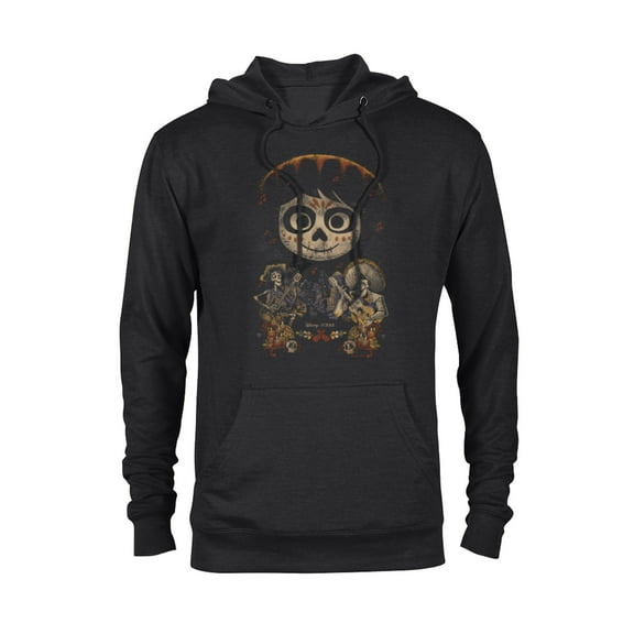 Disney and Pixar's Coco Miguel Hector and Ernesto - Pullover Hoodie for Adults - Customized-Black