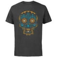thumbnail image 1 of Disney and Pixar's Coco Miguel Sugar Skull - Short Sleeve Cotton T-Shirt for Adults - Customized-Charcoal, 1 of 5