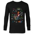 thumbnail image 1 of Disney and Pixar’s Coco Miguel and Dante Seize Your Moment - Long Sleeve T-Shirt for Men - Customized-Black, 1 of 5