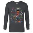 thumbnail image 1 of Disney and Pixar’s Coco Miguel and Dante Seize Your Moment - Long Sleeve T-Shirt for Men - Customized-Charcoal Heather, 1 of 5