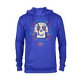 thumbnail image 1 of Disney and Pixar's Coco Papel Picado Sugar Skull T-Shirt - Pullover Hoodie for Adults - Customized-Royal Heather, 1 of 5