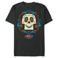 thumbnail image 1 of Disney and Pixar's Coco Papel Picado Sugar Skull T-Shirt- Short Sleeve Blended T-Shirt for Adults - Customized-Dark Heather, 1 of 5