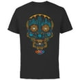 thumbnail image 1 of Disney and Pixar's Coco Sugar Skull T-Shirt - Short Sleeve Cotton T-Shirt for Adults - Customized-Black, 1 of 5