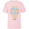 thumbnail image 1 of Disney and Pixar's Coco Sugar Skull T-Shirt - Short Sleeve T-Shirt for Kids - Customized-Soft Pink, 1 of 5