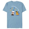 thumbnail image 1 of Disney and Pixar’s Dug Days Carl Giant Flowers in the Sky - Short Sleeve Blended T-Shirt for Adults – Customized-Ocean Blue, 1 of 5