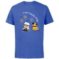 thumbnail image 1 of Disney and Pixar’s Dug Days Carl Giant Flowers in the Sky - Short Sleeve Cotton T-Shirt for Adults - Customized-Royal Heather, 1 of 5