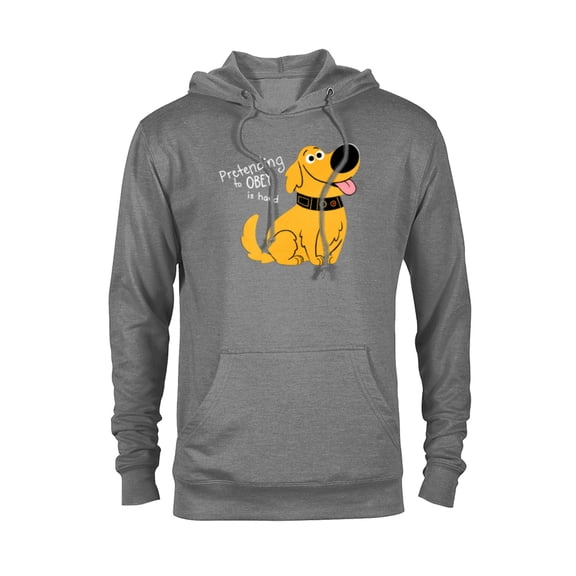 Disney and Pixar’s Dug Days Pretending to Obey is Hard - Pullover Hoodie for Adults – Customized-Graphite Heather