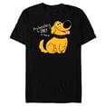 thumbnail image 1 of Disney and Pixar’s Dug Days Pretending to Obey is Hard - Short Sleeve Blended T-Shirt for Adults – Customized-Black, 1 of 5