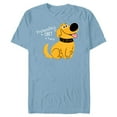 thumbnail image 1 of Disney and Pixar’s Dug Days Pretending to Obey is Hard - Short Sleeve Blended T-Shirt for Adults – Customized-Ocean Blue, 1 of 5