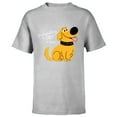 thumbnail image 1 of Disney and Pixar’s Dug Days Pretending to Obey is Hard - Short Sleeve T-Shirt for Kids – Customized-Athletic Heather, 1 of 5