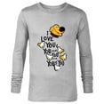 thumbnail image 1 of Disney and Pixar’s Dug Days Puppies I Love You and You - Long Sleeve T-Shirt for Men – Customized-Athletic Heather, 1 of 5